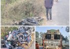 ट्रक व मोटरसाइकिल की जोरदार भिड़ंत में मोटरसाइकिल सवार गंभीर रूप से घायल, जिला चिकित्सालय रेफर