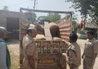 पिकअप के ऊपर बैठने से हो गया दर्दनाक हादसा, लोहे की क्रॉसिंग से टकराने से मौत  घटना की जाँच करने पहुंचे सीओ और कोतवाली प्रभारी
