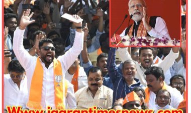 तेलंगाना: सूर्योदय अब दूर नहीं, प्रधानमंत्री नरेंद्र मोदी बोले 'जब अंधेरा बढ़ता है तो कमल खिलता है' कार्यकर्ताओं में दिखा भारी जोश