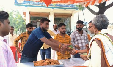 शिव मेडिकल एजेन्सी हलोर में रुद्राभिषेक व विशाल भंडारा का आयोजन