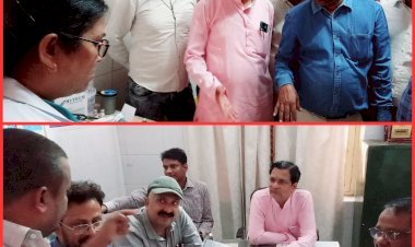 कस्बा महराजगंज में मौतों का ऑडिट करने पहुंचे डिप्टी सीएमओ को करना पड़ा विरोध का सामना, जमकर हुई नोकझोंक
