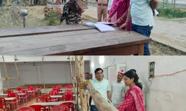 लोकसभा चुनाव 2024: मतगणना स्थल में चल रही तैयारियों का जिलाधिकारी ने किया निरीक्षण