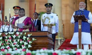 नरेंद्र मोदी लगातार तीसरी बार पीएम पद की ली शपथ