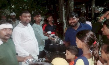 श्रीकृष्ण जन्मोत्सव की छठी पर दानेश्वर मंदिर पर किया गया विशाल भण्डारा