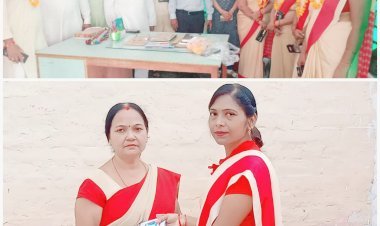 स्वदेश सरस्वती शिशु मंदिर में धूमधाम से मनाया गया शिक्षक दिवस, अंग वस्त्र भेंट कर सभी आचार्यों का किया गया सम्मान