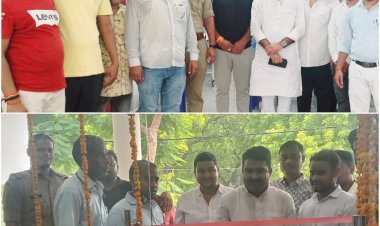 प्रतिज्ञा हॉस्पिटल का फीता काटकर भाजपा नेता ने किया उद्घाटन