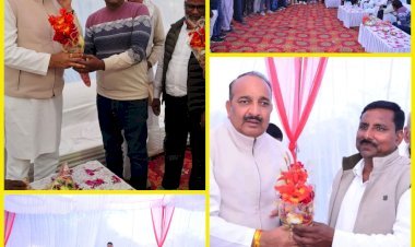 प्रधान की भतीजी की शादी में शामिल हुए राज्यमंत्री दिनेश प्रताप सिंह सहित अन्य कई बड़े दिग्गज, वर-वधू को दिया आशीर्वाद