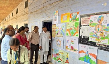 मेरे सपनों का भारत: चित्रकला प्रतियोगिता में दिखी बच्चों की रचनात्मकता, 14 विद्यालयों के छात्र-छात्राओं ने लिया हिस्सा