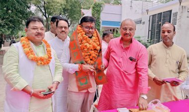 राधेश्याम सोनी ने सरदार पटेल के आदर्शों पर चलने का किया आह्वान, नवनियुक्त जिलाध्यक्ष सूर्य प्रकाश वर्मा का हुआ स्वागत