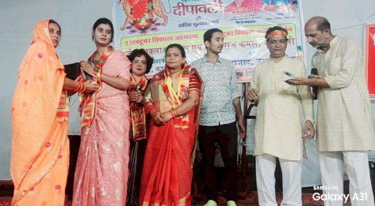 महराजगंज कस्बा में विशाल जागरण कार्यक्रम का आयोजन किया गया, लोकप्रिय चेयरमैन प्रतिनिधि व पूर्व जिला पंचायत सदस्य प्रभात साहू ने आए हुए अतिथियों का किया भव्य स्वागत