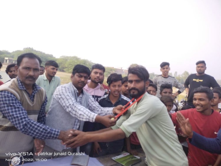हिन्दू मुस्लिम एकता क्रिकेट टूर्नामेंट: सात दिवसीय टूर्नामेंट सम्पन्न, सिधोना टीम ने दर्ज की जीत