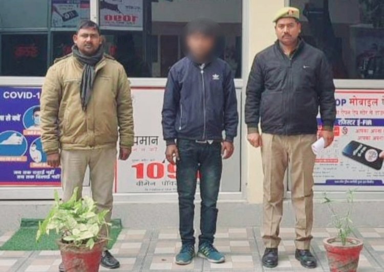 वाहन चेकिंग के दौरान महराजगंज पुलिस ने चोरी की बाइक सहित एक अभियुक्त को दबोचा, भेजा जेल