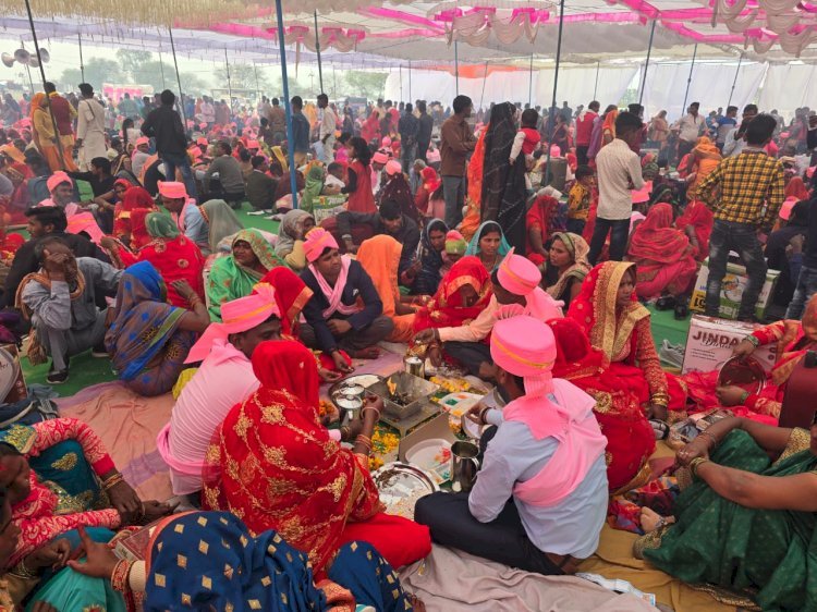 रायबरेली: मुख्यमंत्री सामूहिक विवाह योजना के अंतर्गत 298 जोड़ों का हुआ विवाह
