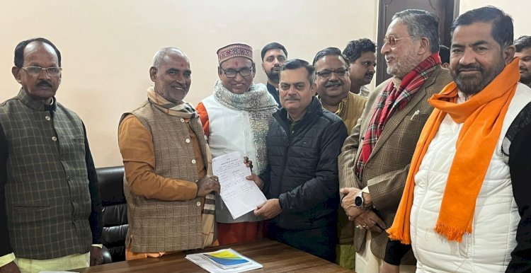 बीजेपी जिला कार्यालय अटल भवन में जिलाध्यक्ष पद का नामांकन संपन्न | जिलाध्यक्ष पद के लिए भाजपा के दिग्गज नेताओं ने किया नामांकन