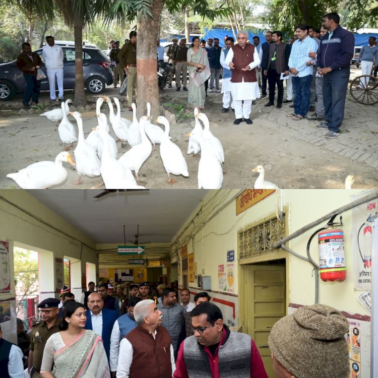 रायबरेली : प्रभारी मंत्री ने जिला अस्पताल व गौशाला का किया निरीक्षण, डीएम-एसपी रहे मौजूद विकासखंड अमावा का भी निरीक्षण किया गया मरीजों को बेहतर सेवाएं प्रदान करने के लिए काम करें: राकेश सचान