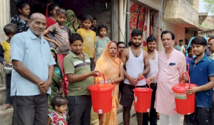 नगर को स्वच्छ बनाए रखना मेरी पहली प्राथमिकता, लगातार डस्टबिन बांटने का सिलसिला जारी: प्रभात साहू