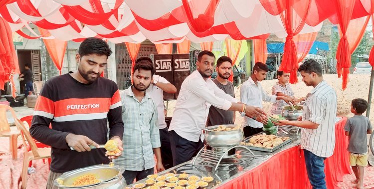 विशाल भंडारा का किया गया आयोजन