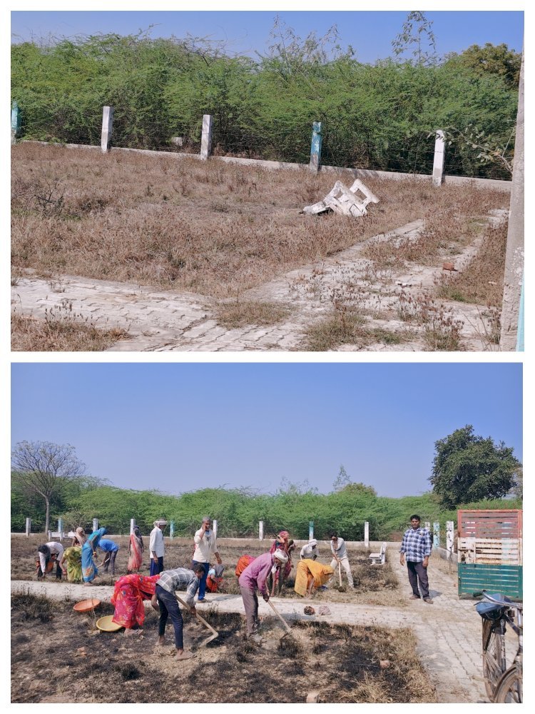 खबर का असर : प्रधान प्रतिनिधि ने शुरू कराया कार्य  | मनरेगा पार्क को बना दिया जाएगा बेहतरीन, ग्रामीणों को टहलने की मिलेगी सुविधा : प्रधान प्रतिनिधि